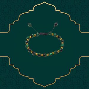 دستبند چشم ببر رنگی